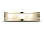 Benchmark® 14k Gold 6mm Comfort-fit High Polish Finish Round Edge Design Wedding Band Ring