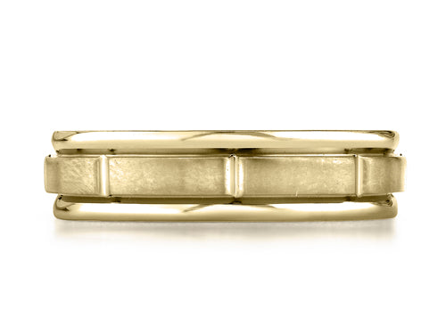Benchmark® 6mm Comfort Fit Design Wedding Band / Ring