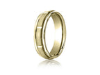 Benchmark® 6mm Comfort Fit Design Wedding Band / Ring