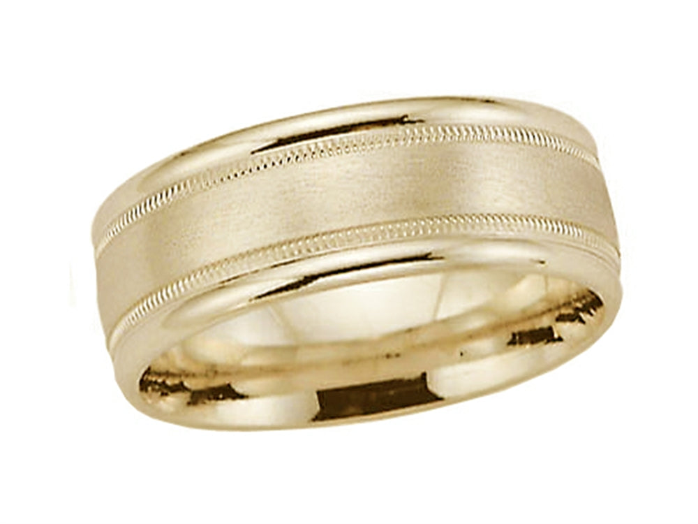 Benchmark 8mm Comfort Fit Wedding Band / Ring
