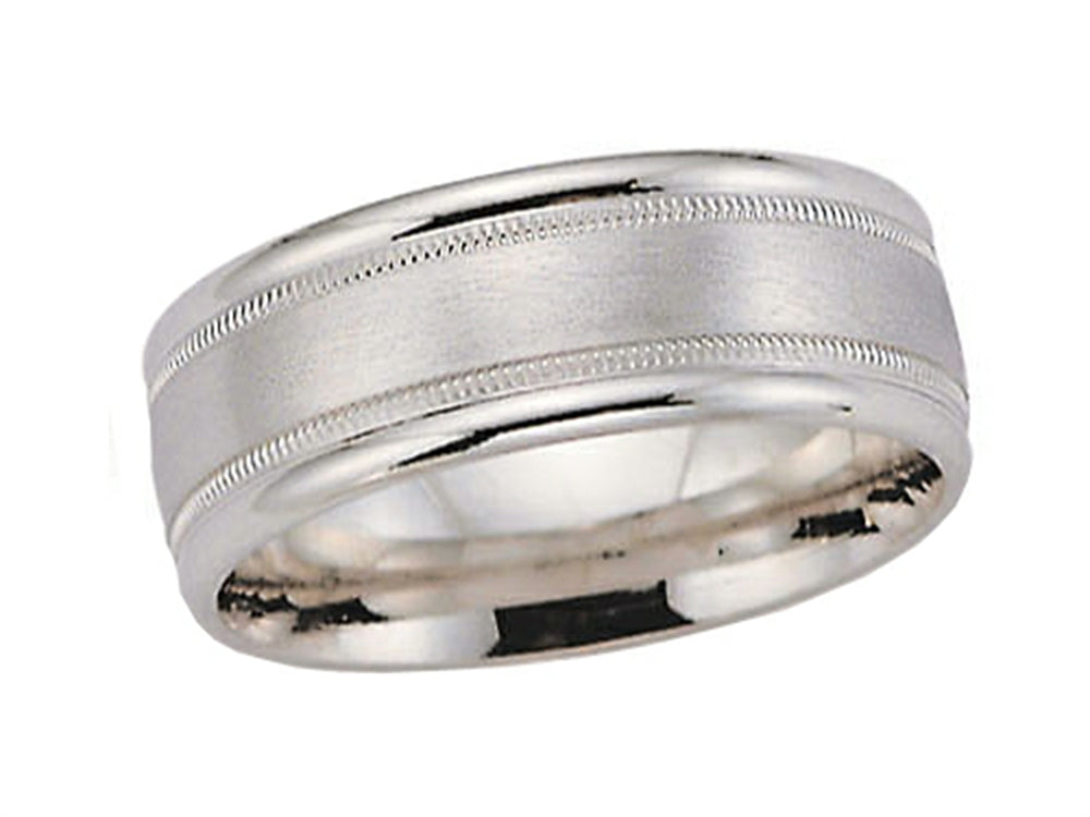 Benchmark 8mm Comfort Fit Wedding Band / Ring