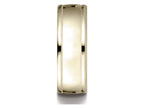 Benchmark 18k Gold 8mm Comfort-fit High Polish Finish Round Edge Design Wedding Band Ring