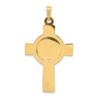 FJC Finejewelers 14k Yellow Gold Cross with St. Michael Medal Charm