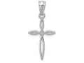 FJC Finejewelers 14k White Gold Passion Cross Charm