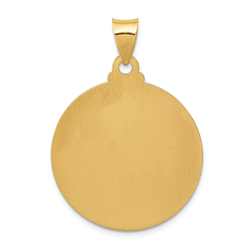 FJC Finejewelers 14k Yellow Gold Head Of Christ Medal Round Charm