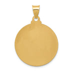 FJC Finejewelers 14k Yellow Gold Head Of Christ Medal Round Charm