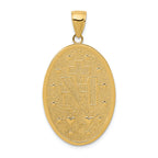 FJC Finejewelers 14k Yellow Gold Miraculous Medal Charm