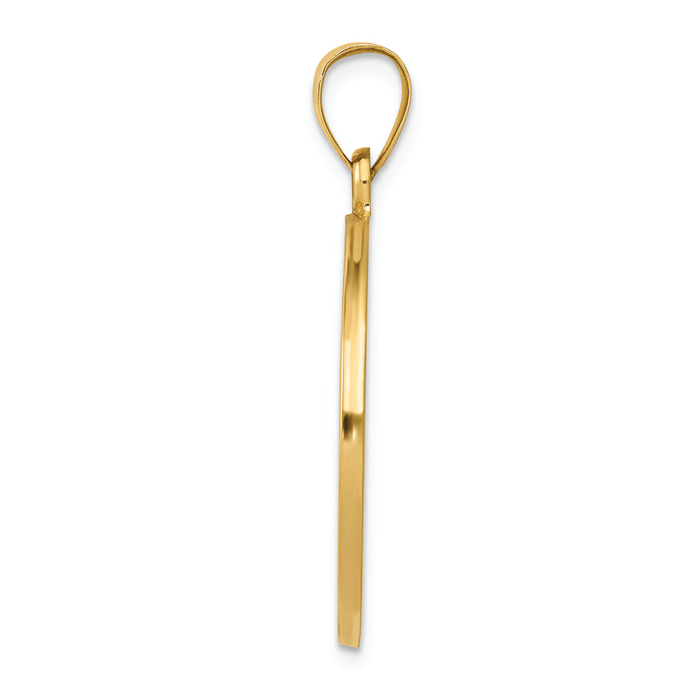 FJC Finejewelers 14k Yellow Gold Saint Anthony Medal Charm