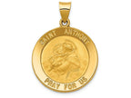 FJC Finejewelers 14k Yellow Gold Saint Anthony Medal Charm