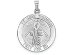 FJC Finejewelers 14k White Gold Saint Jude Medal Charm