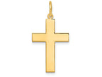 FJC Finejewelers 14k Yellow Gold Polished Cross Charm