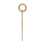 FJC Finejewelers 14k Yellow Gold Polished Cross Charm