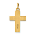 FJC Finejewelers 14k Yellow Gold Polished Cross Charm