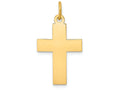 FJC Finejewelers 14k Yellow Gold Polished Cross Charm