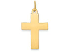 FJC Finejewelers 14k Yellow Gold Polished Cross Charm