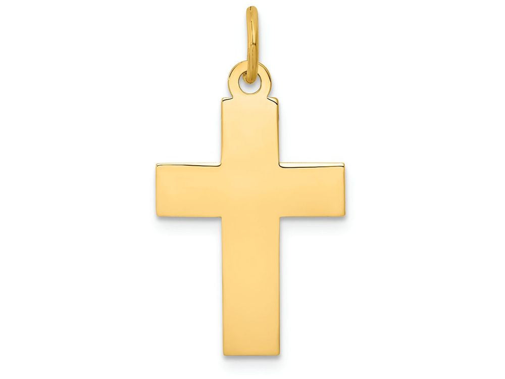FJC Finejewelers 14k Yellow Gold Polished Cross Charm