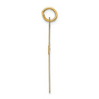 FJC Finejewelers 14k Yellow Gold Polished Cross Charm 14 x 28mm