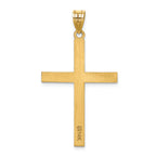 FJC Finejewelers 14k Yellow Gold Engravable Cross Charm