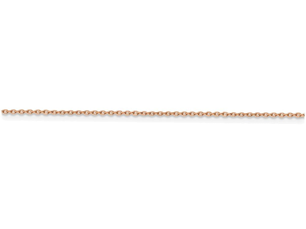 FJC Finejewelers 16 Inch 14k Rose Gold 1.0mm Cable Chain Necklace