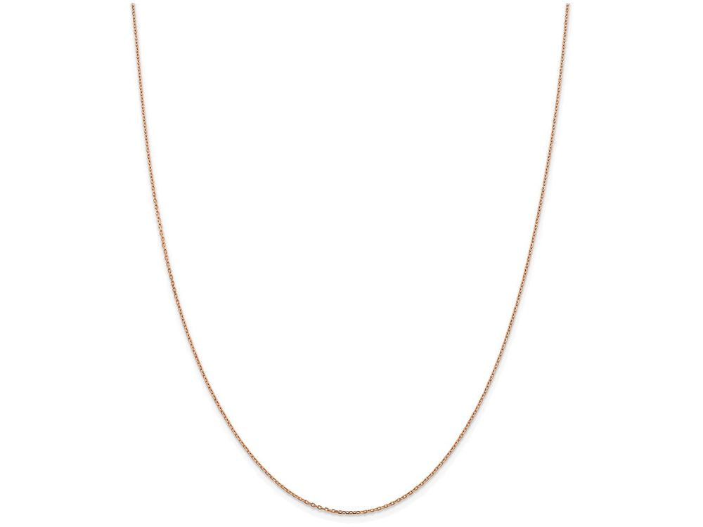 FJC Finejewelers 16 Inch 14k Rose Gold 1.0mm Cable Chain Necklace