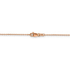 FJC Finejewelers 14k Rose Gold 1.0mm Bright Cut Cable Chain