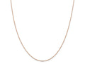 FJC Finejewelers 14k Rose Gold 1.0mm Bright Cut Cable Chain