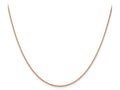 FJC Finejewelers 18 Inch 14k Rose Gold 1.4mm bright-cut Cable Chain Necklace