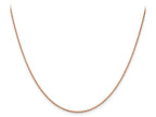 FJC Finejewelers 18 Inch 14k Rose Gold 1.4mm bright-cut Cable Chain Necklace