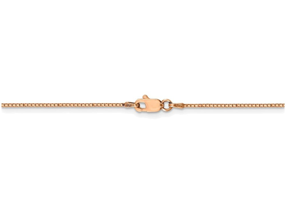 FJC Finejewelers 18 Inch 14k Rose Gold 0.70mm Box Link Chain Necklace