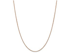 FJC Finejewelers 24 Inch 14k Rose Gold 0.70mm Box Link Chain Necklace