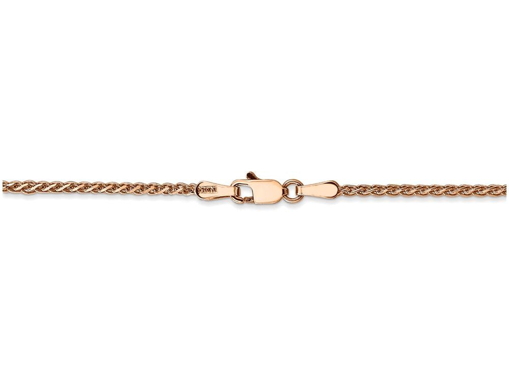 FJC Finejewelers 16 Inch 14k Rose Gold 1.40mm Wheat Chain Necklace