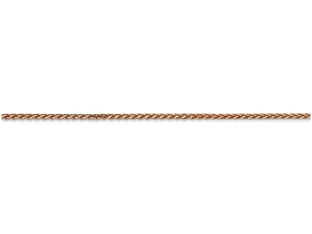 FJC Finejewelers 7 Inch 14k Rose Gold 1.40mm Wheat Chain Bracelet