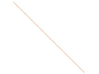 FJC Finejewelers 16 Inch 14k Rose Gold .7mm Ropa Chain Necklace