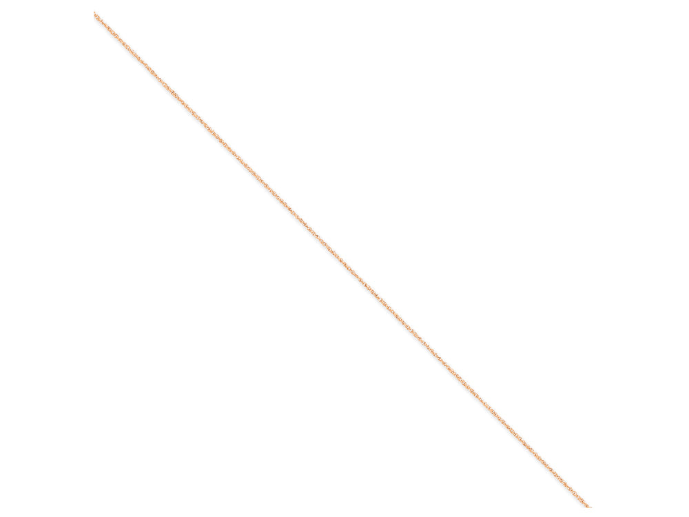 FJC Finejewelers 24 Inch 14k Rose Gold .7mm Ropa Chain Necklace