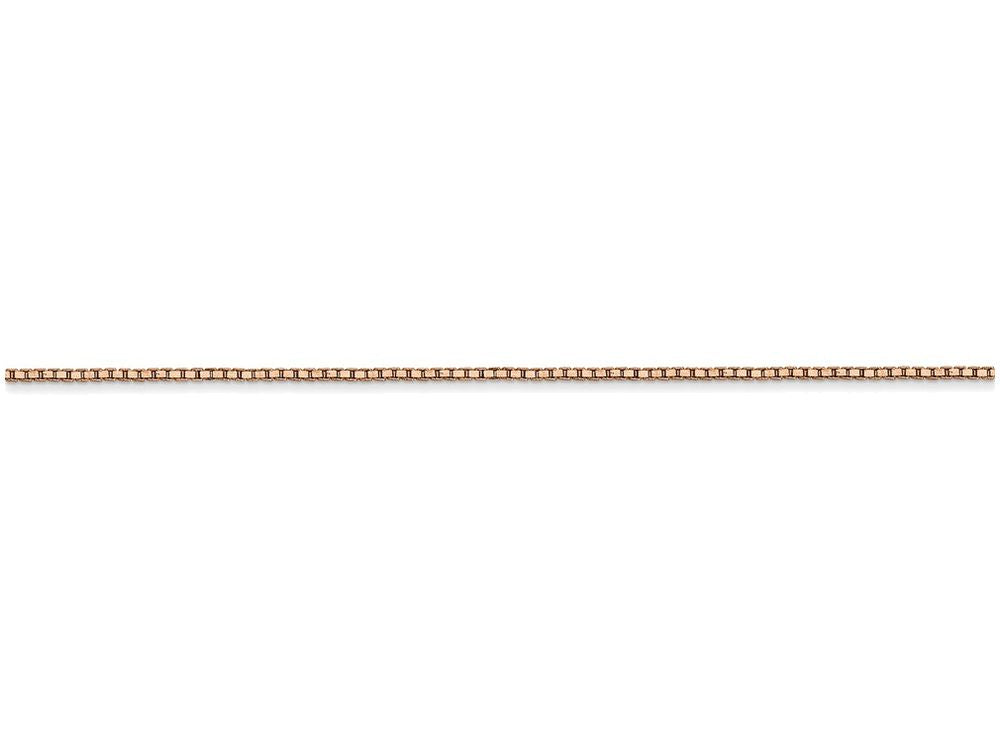 FJC Finejewelers 7 Inch 14k Rose Gold .84mm Box Link Chain Bracelet