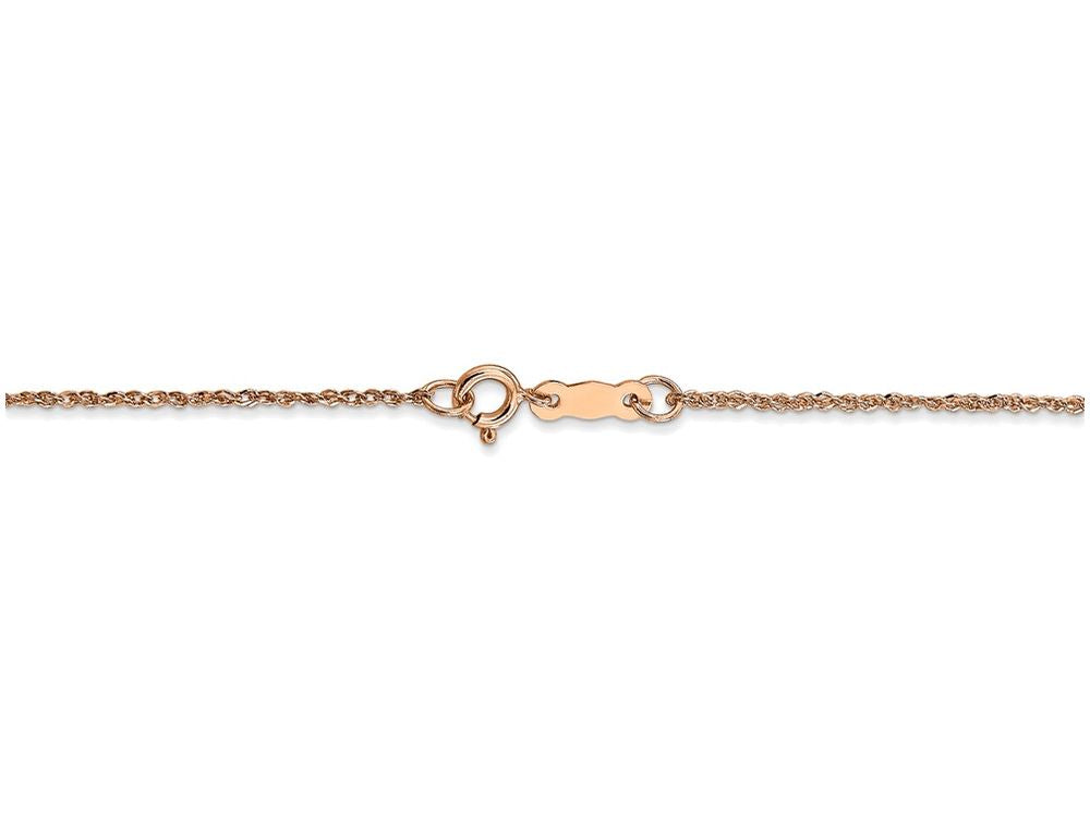 FJC Finejewelers 16 Inch 14k Rose Gold 1.1mm Ropa Chain Necklace