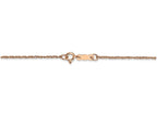 FJC Finejewelers 16 Inch 14k Rose Gold 1.1mm Ropa Chain Necklace