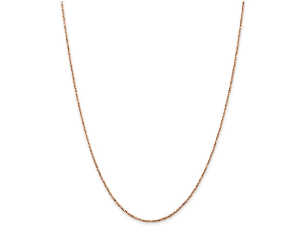 FJC Finejewelers 16 Inch 14k Rose Gold 1.1mm Ropa Chain Necklace