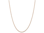 FJC Finejewelers 18 Inch 14k Rose Gold 1.1mm Ropa Chain Necklace