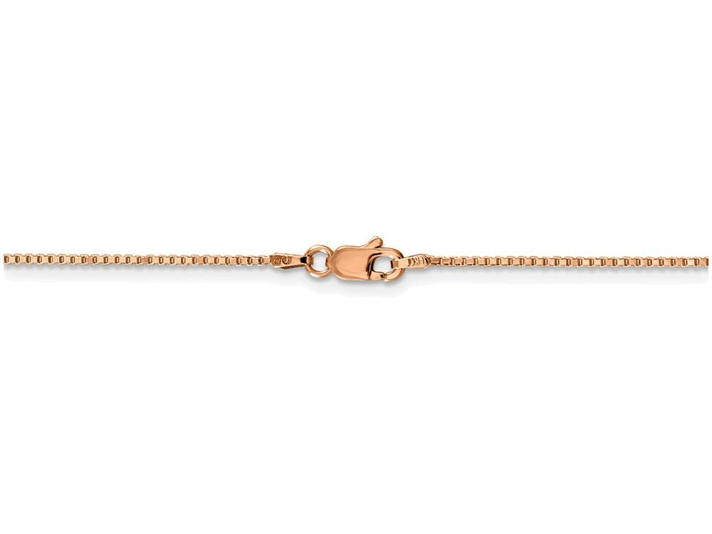 FJC Finejewelers 20 Inch 14k Rose Gold 1.0mm Box Link Chain Necklace