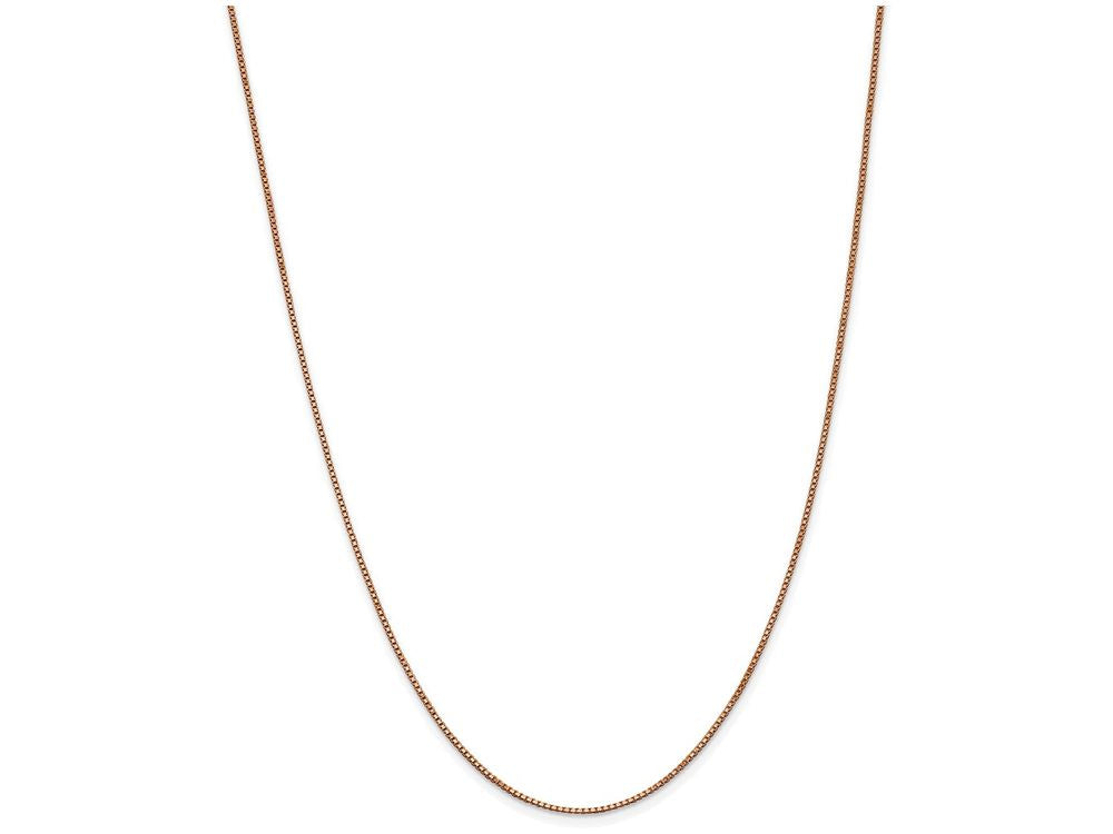 FJC Finejewelers 20 Inch 14k Rose Gold 1.0mm Box Link Chain Necklace