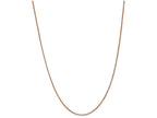 FJC Finejewelers 20 Inch 14k Rose Gold 1.0mm Box Link Chain Necklace