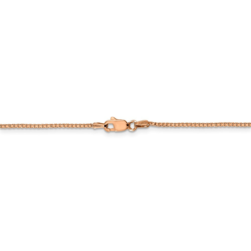FJC Finejewelers 14k Rose Gold 1.10mm Box Link Chain