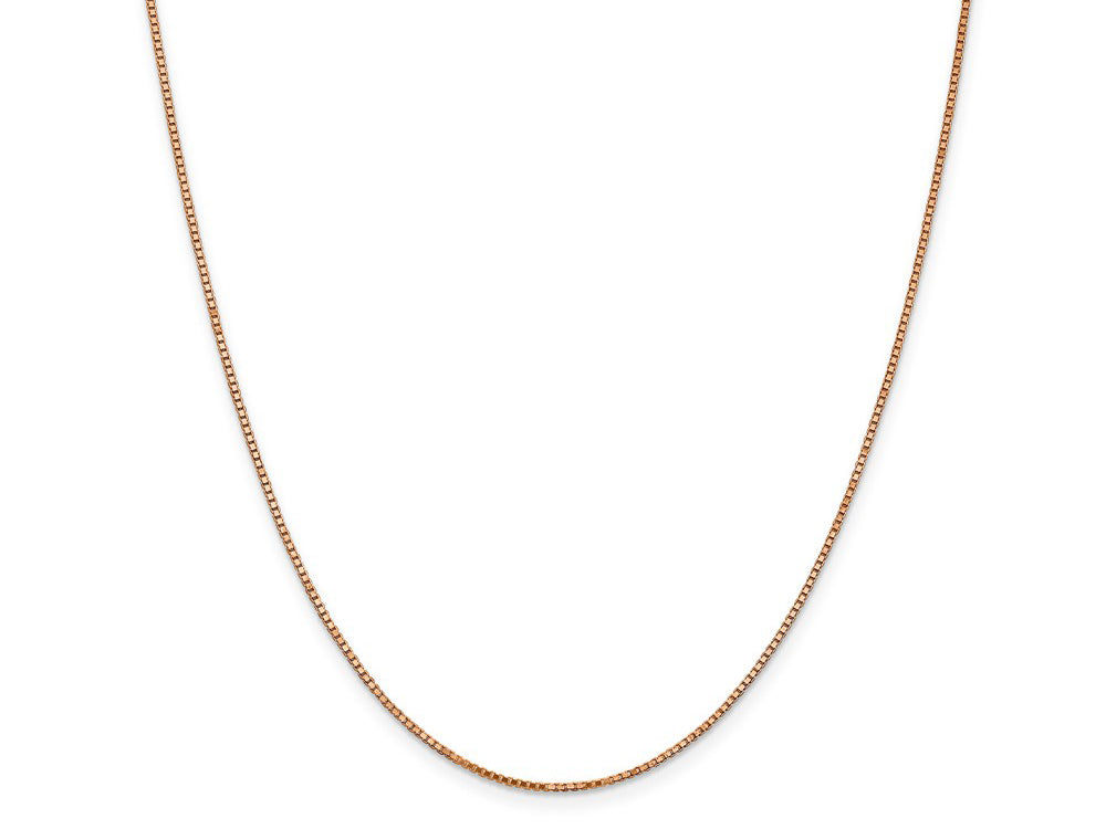 FJC Finejewelers 14k Rose Gold 1.10mm Box Link Chain