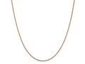 FJC Finejewelers 14k Rose Gold 1.10mm Box Link Chain