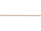 FJC Finejewelers 7 Inch 14k Rose Gold 1.0mm Box Link Chain Bracelet