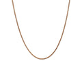 FJC Finejewelers 14k Rose Gold 1.8mm Solid Bright Cut Spiga Chain
