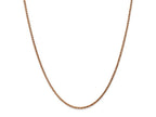 FJC Finejewelers 14k Rose Gold 1.8mm Solid Bright Cut Spiga Chain