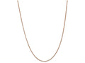 FJC Finejewelers 8 Inch 14k Rose 1mm Gold Box Link Chain Bracelet