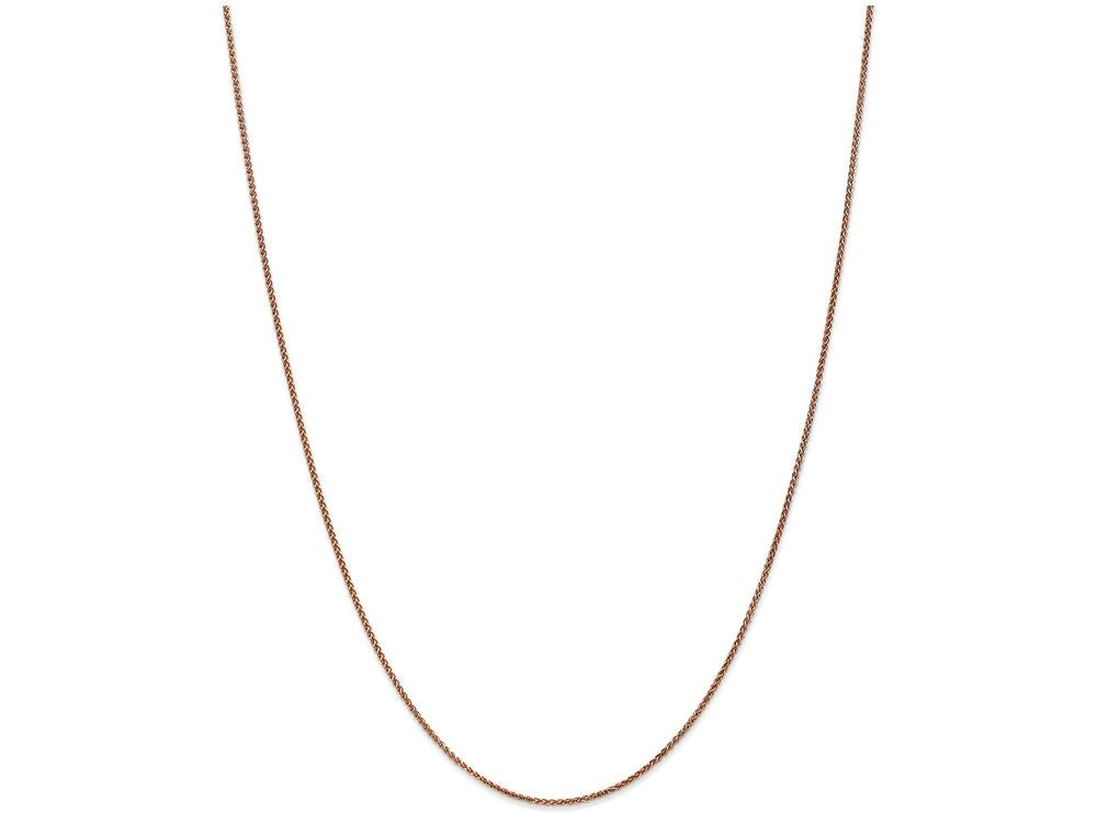 FJC Finejewelers 16 Inch 14k Rose Gold 1.2mm Spiga Chain Necklace